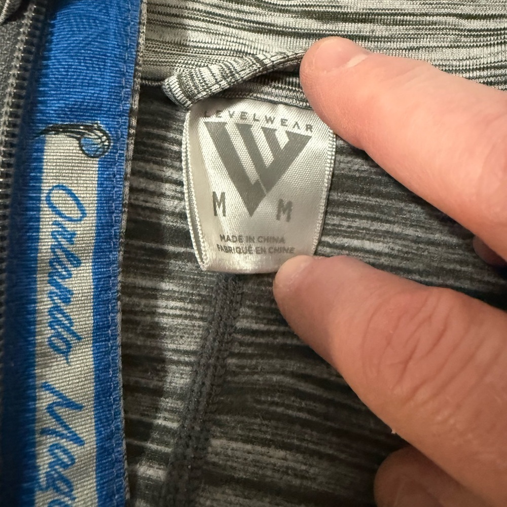 Orlando Magic Basketball Antigua Full-Zip Jacket L Grey and Blue - Picture 9 of 11